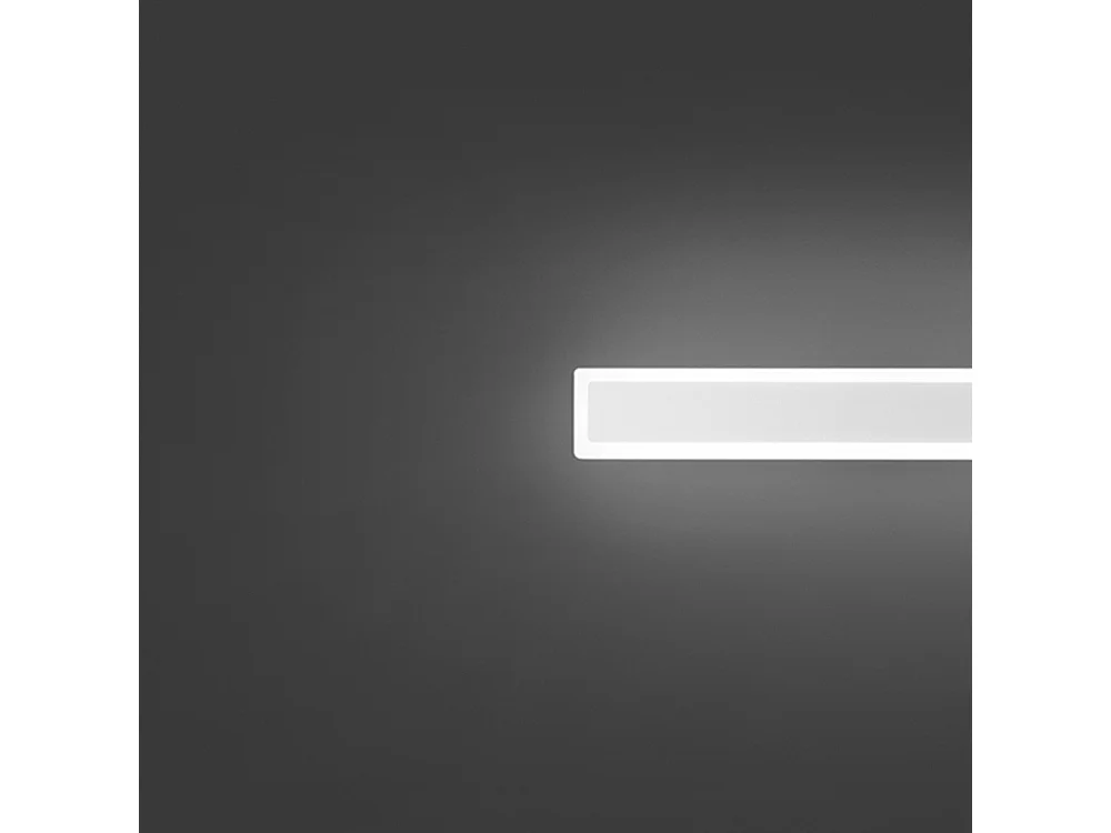 WALLY LED-Wandleuchte aus Aluminium 17W 3000K Perenz 62,5 cm Weiß