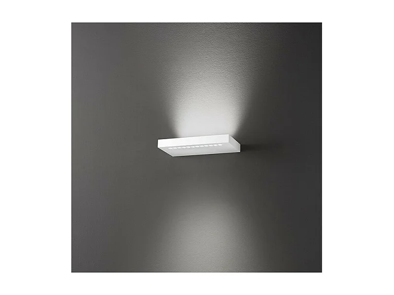 BED LED-Wandleuchte aus Aluminium 16W 28 cm Bianca Perenz