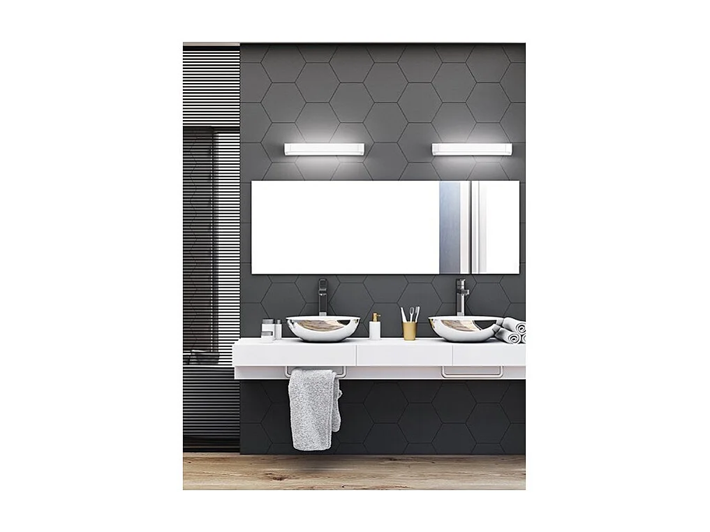 Perenz Applique Murale LED Inclinable Orientable 23w 2080lm 70cm CCT Blanc