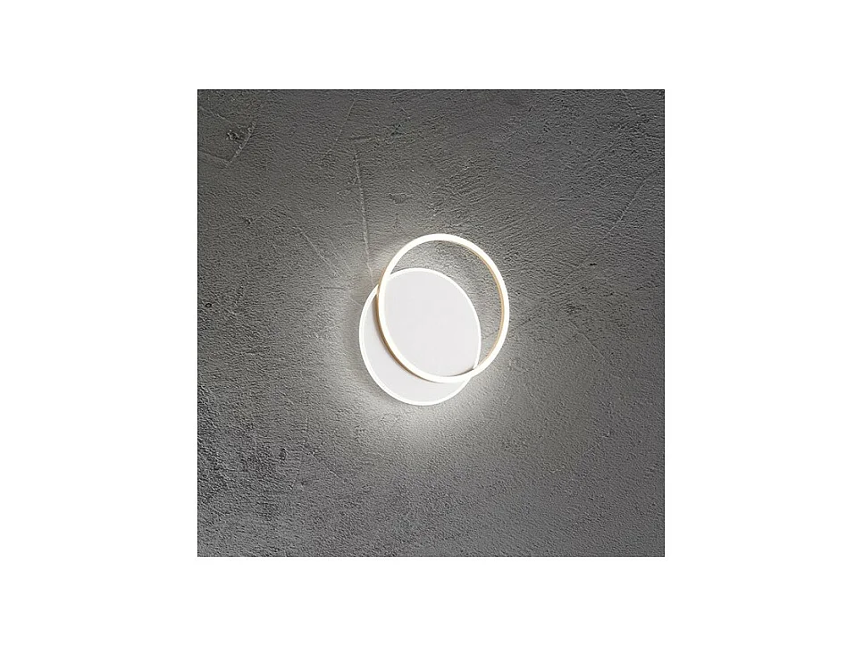 ORBIT Weiß und Gold LED-Deckenleuchte 43W Perenz aus Aluminium