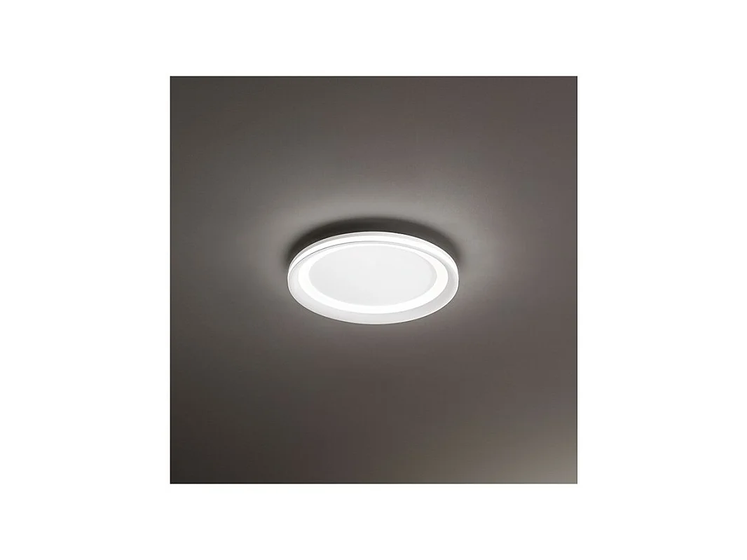 EDGE Weiße 38W Perenz LED-Deckenleuchte aus Aluminium