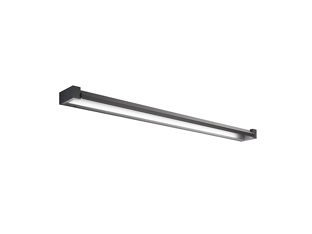 Applique a Led Orientabile Basculante Perenz 35w 3200lm 100cm CCT Nera