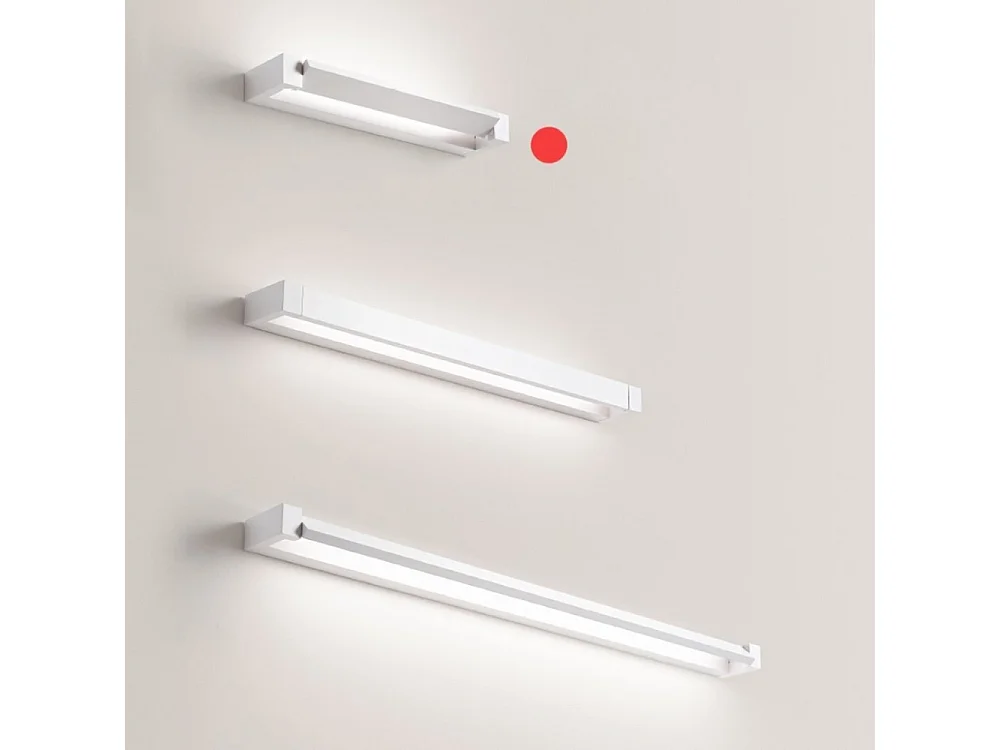 Applique a Led Orientabile Basculante Perenz 35w 3200lm 100cm CCT Nera