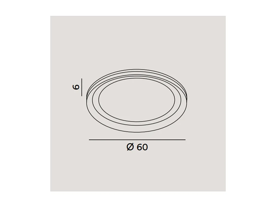 EDGE LED-Deckenleuchte Mattweiß 66W Perenz aus Aluminium