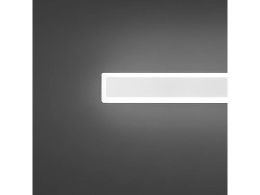 WALLY LED-Wandleuchte aus Aluminium 19W 3000K Perenz 82,5 cm Weiß