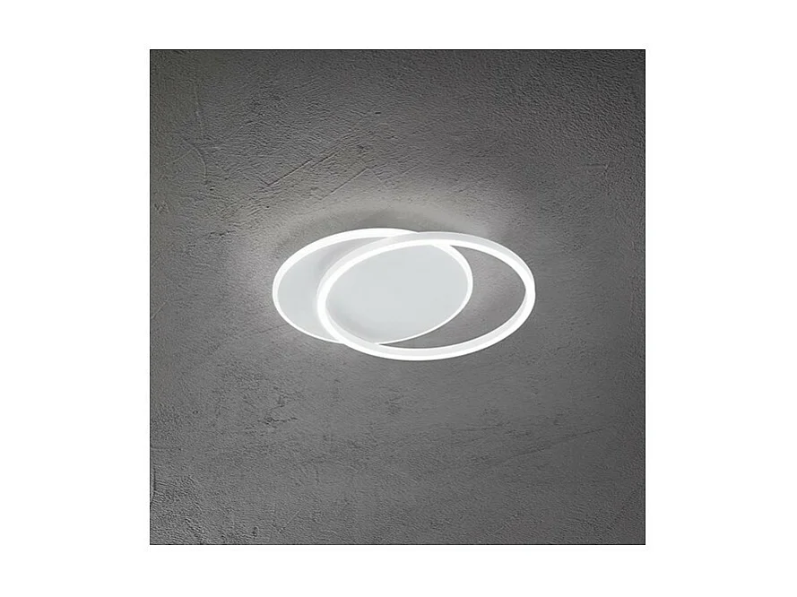 ORBIT Mat Witte LED plafondlamp 43W Perenz in aluminium