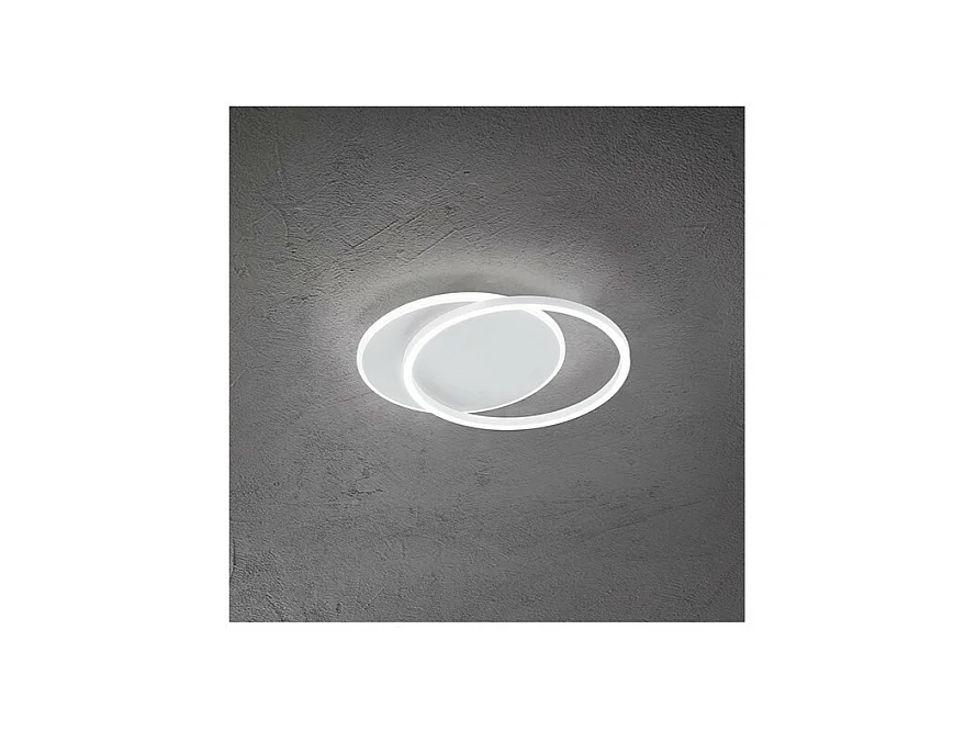 ORBIT Mattweiße LED-Deckenleuchte 43W Perenz aus Aluminium