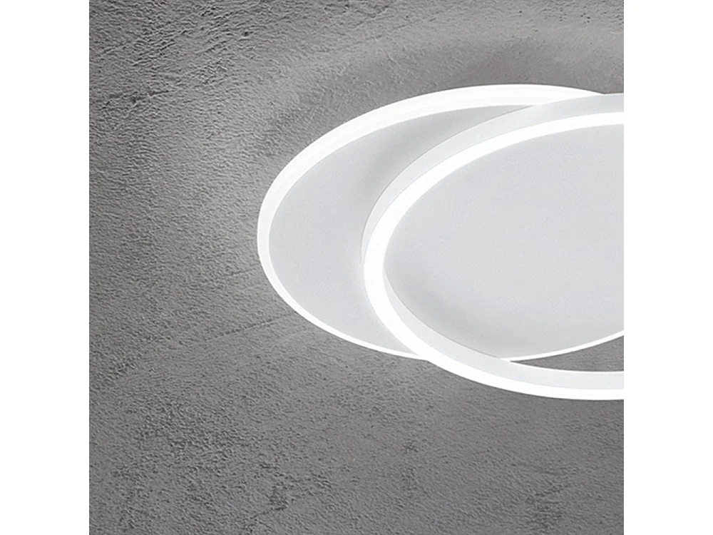 ORBIT LED Deckenleuchte Mattweiß 43W Perenz aus Aluminium