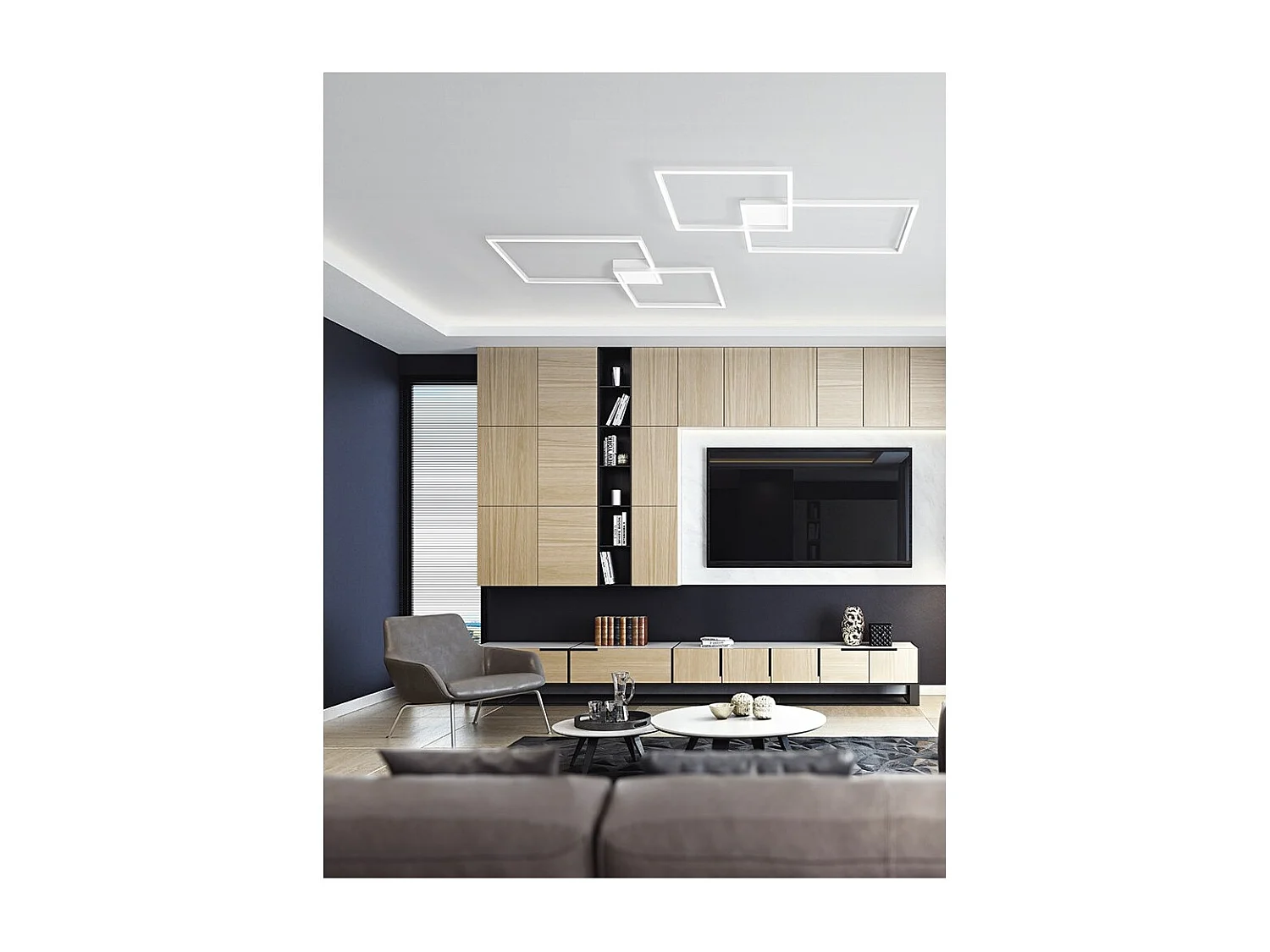 Cross 6596 B CT PERENZ led-plafondlamp