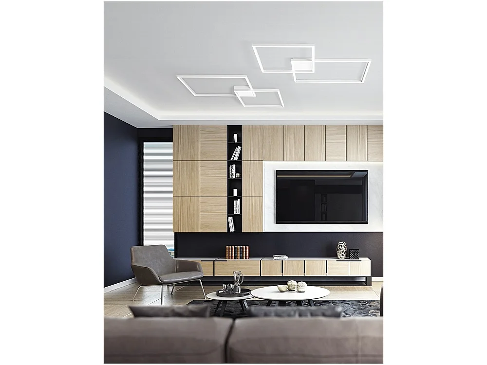 Plafonnier LED Cross 6596 B CT PERENZ