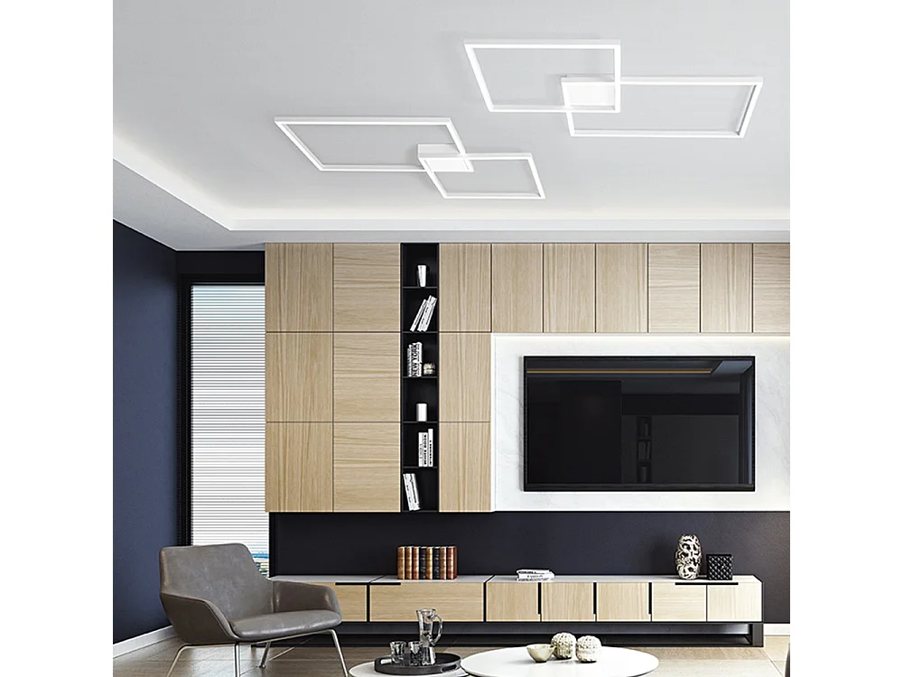 LED-Deckenleuchte Cross 6596 B CT PERENZ