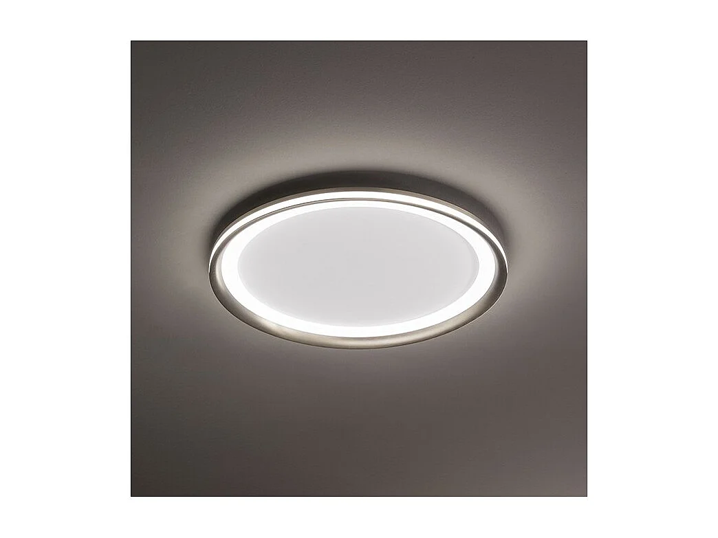 Plafonnier LED EDGE Gris titane 66W Perenz en aluminium