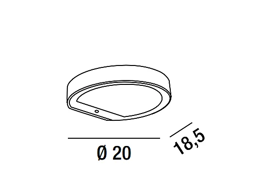 Lampa ścienna SOLAR z panelem solarnym i czujnikiem zmierzchu - grafit 3000k