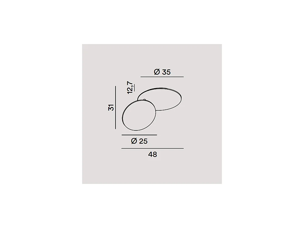 DRUM LED-Deckenleuchte aus mattschwarzgoldenem Metall 33W Perenz