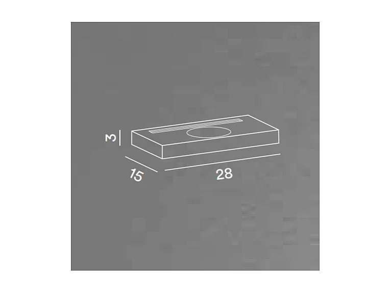 Applique LED FLOOR Blanc Base de chargement pour téléphone portable Perenz