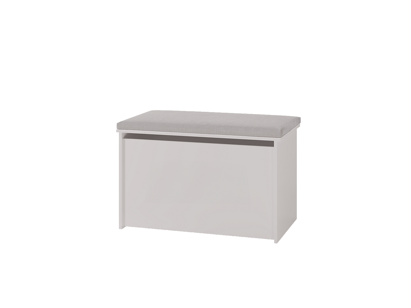 GOPLUS Coffres à Jouets pour Enfants, 60x33x37,5 cm, Boîte de Rangement de Jouets avec Pieds en Bois de Pin, Poignées, Blanc