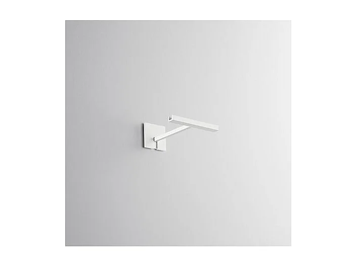 Support en métal blanc mat pour transformer CAGE en applique