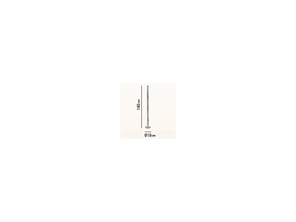 Lampadaire LED Stick blanc 6760 B LC PERENZ