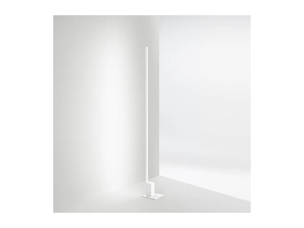 SYNCRO Lampadaire LED blanc en métal H.168 cm Perenz