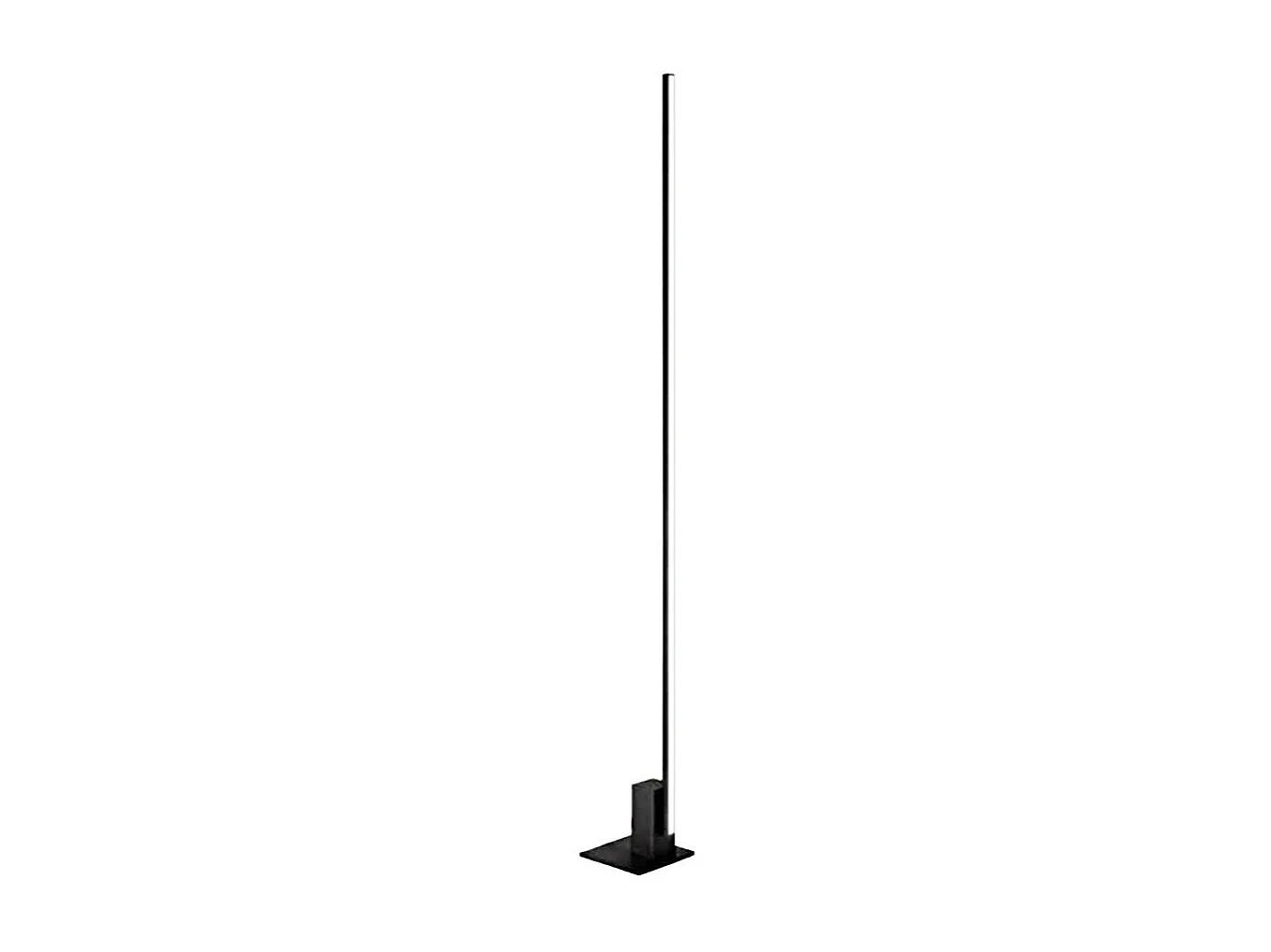 SYNCRO Zwarte LED-vloerlamp in metaal H.168 cm Perenz