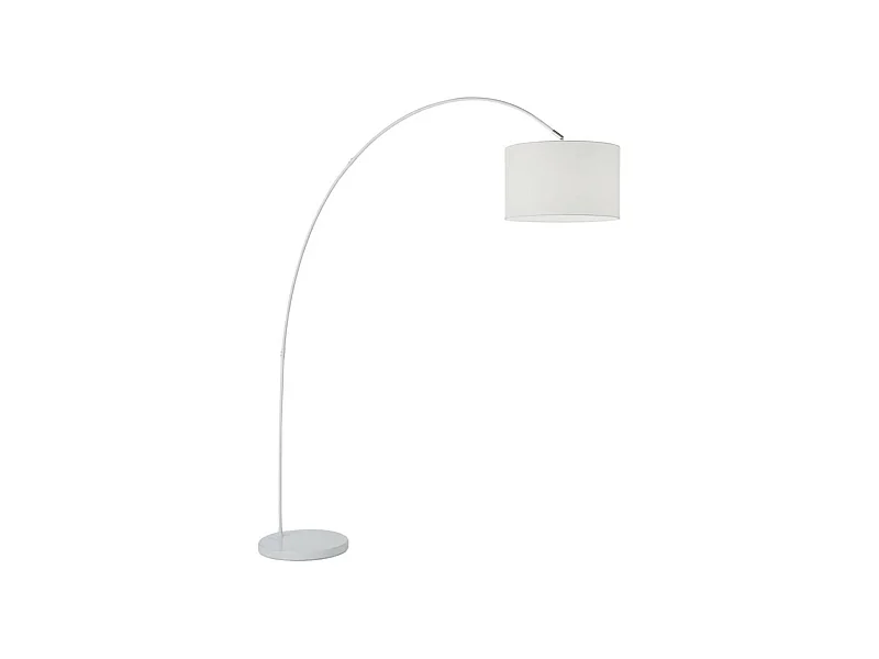 Perenz 6304 B weiße Bogen-Stehleuchte