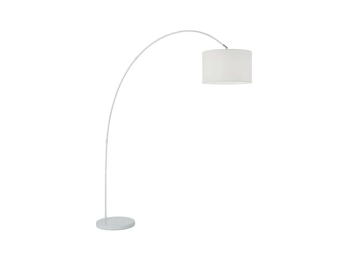 Perenz 6304 B lampadaire arqué blanc