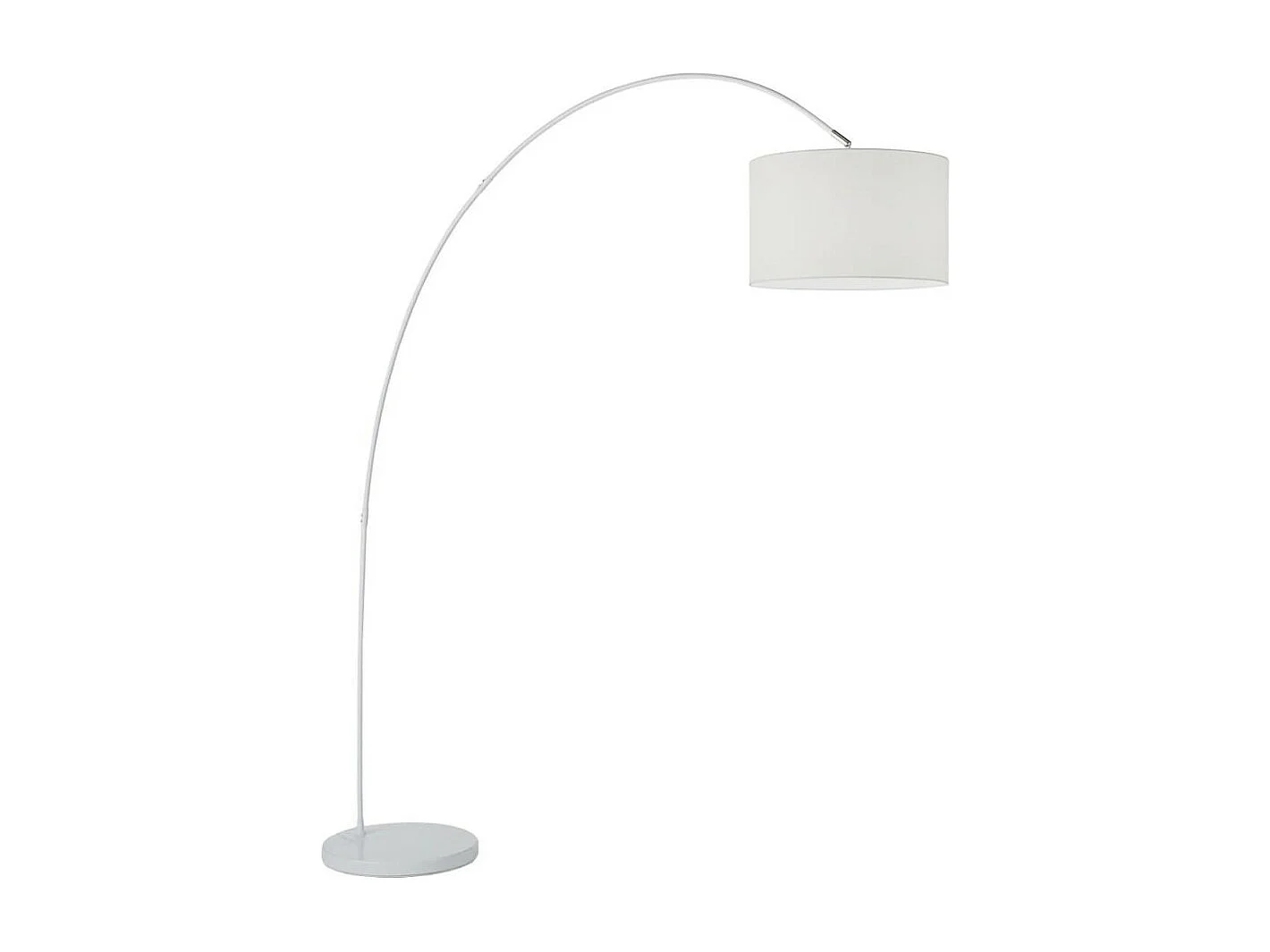 Perenz 6304 B witte boogvloerlamp