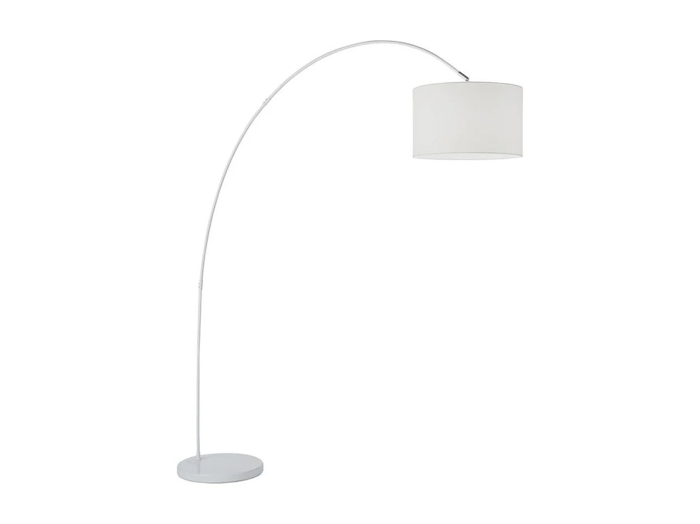 Perenz 6304 B witte boogvloerlamp