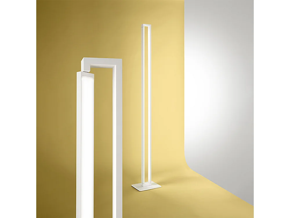 Perenz Lampadaire LED Inclinable Orientable 27w 2495lm h.161cm CCT Blanc