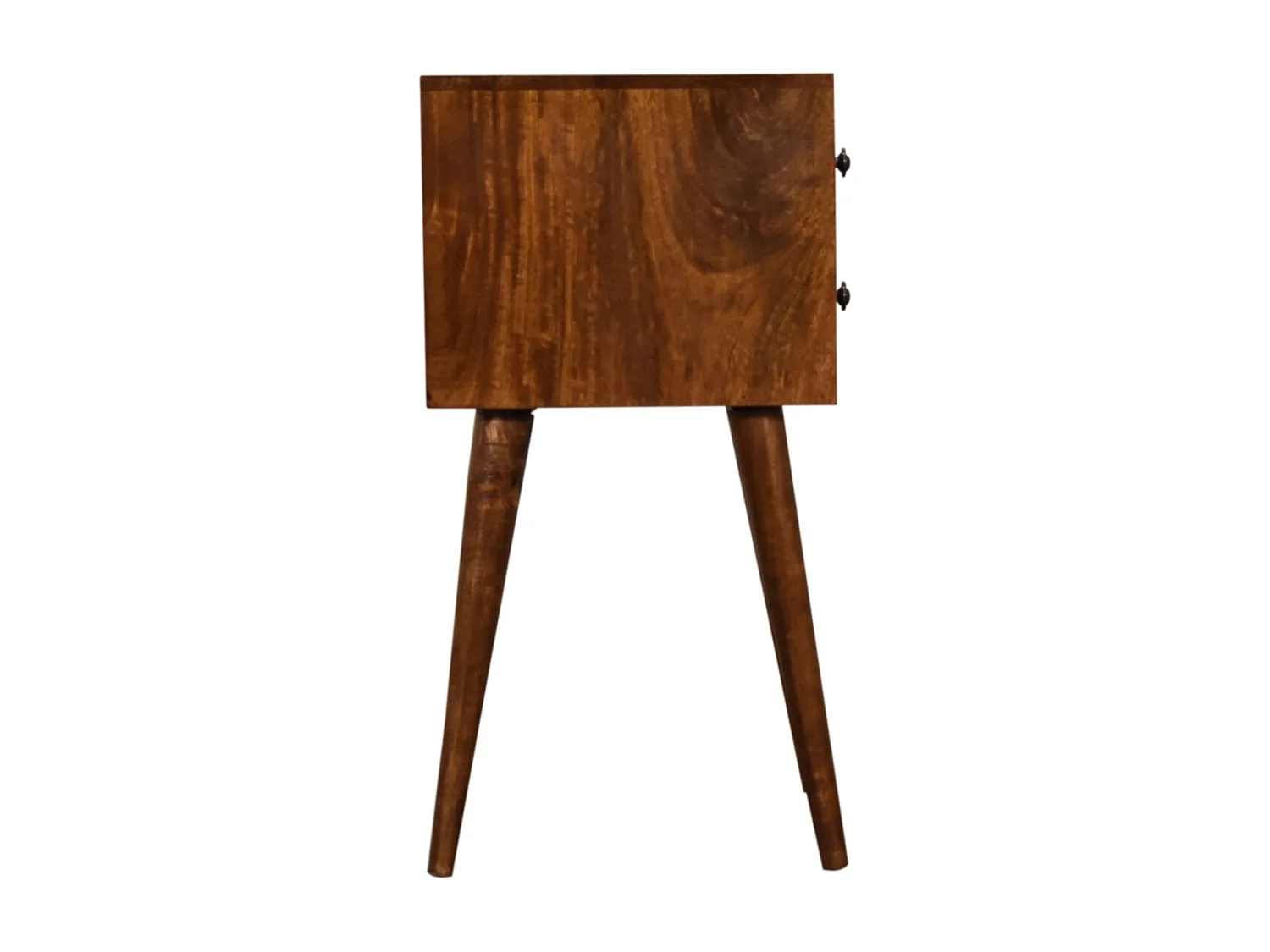 Table de chevet Mini 2 Tiroirs Chestnut