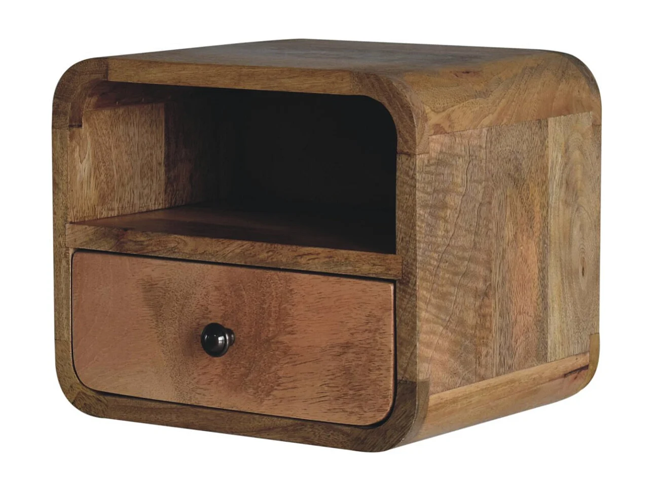 Table de chevet Extra Mini Wall Mounted Curved Oak-ish