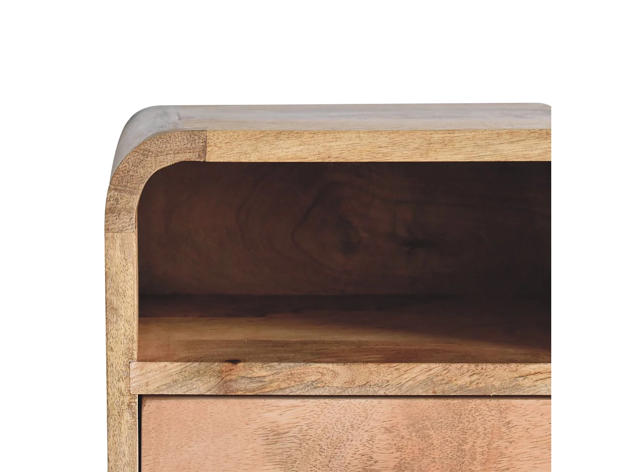 Table de chevet Extra Mini Wall Mounted Curved Oak-ish