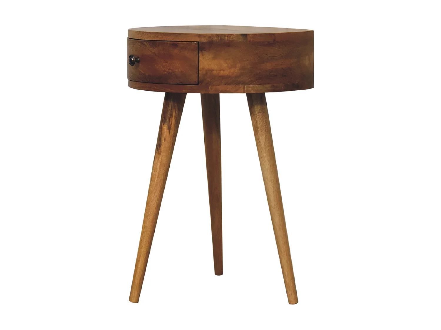 Table de chevet Mini Oak-ish Circulaire