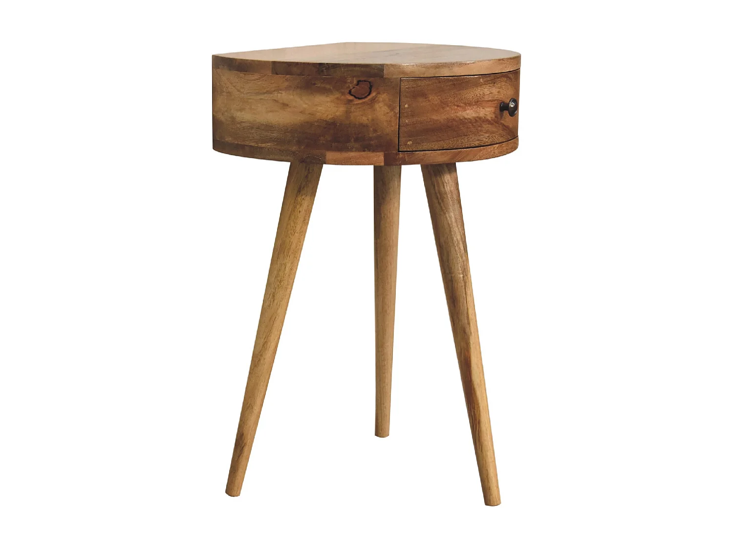 Table de chevet Mini Oak-ish Circulaire
