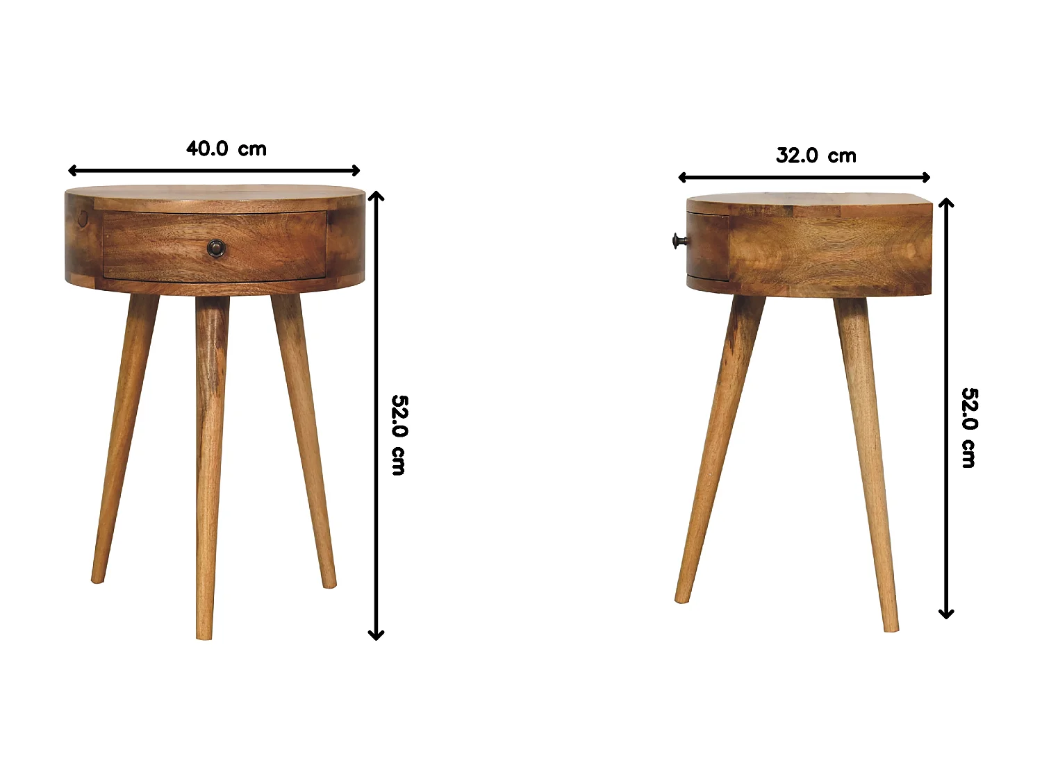 Mini Eichenholz Nachttisch