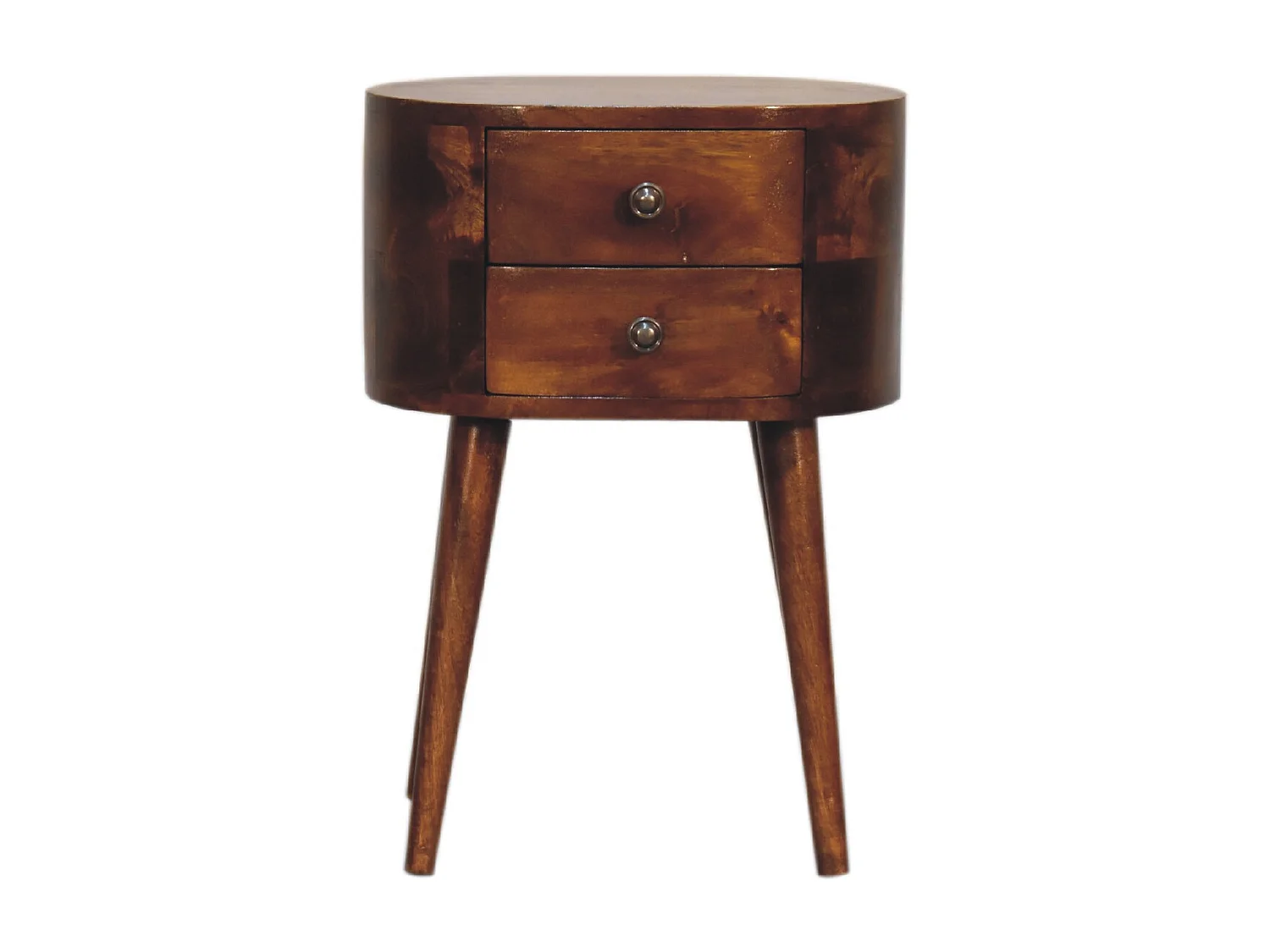 Table de chevet Mini Chestnut Rounded