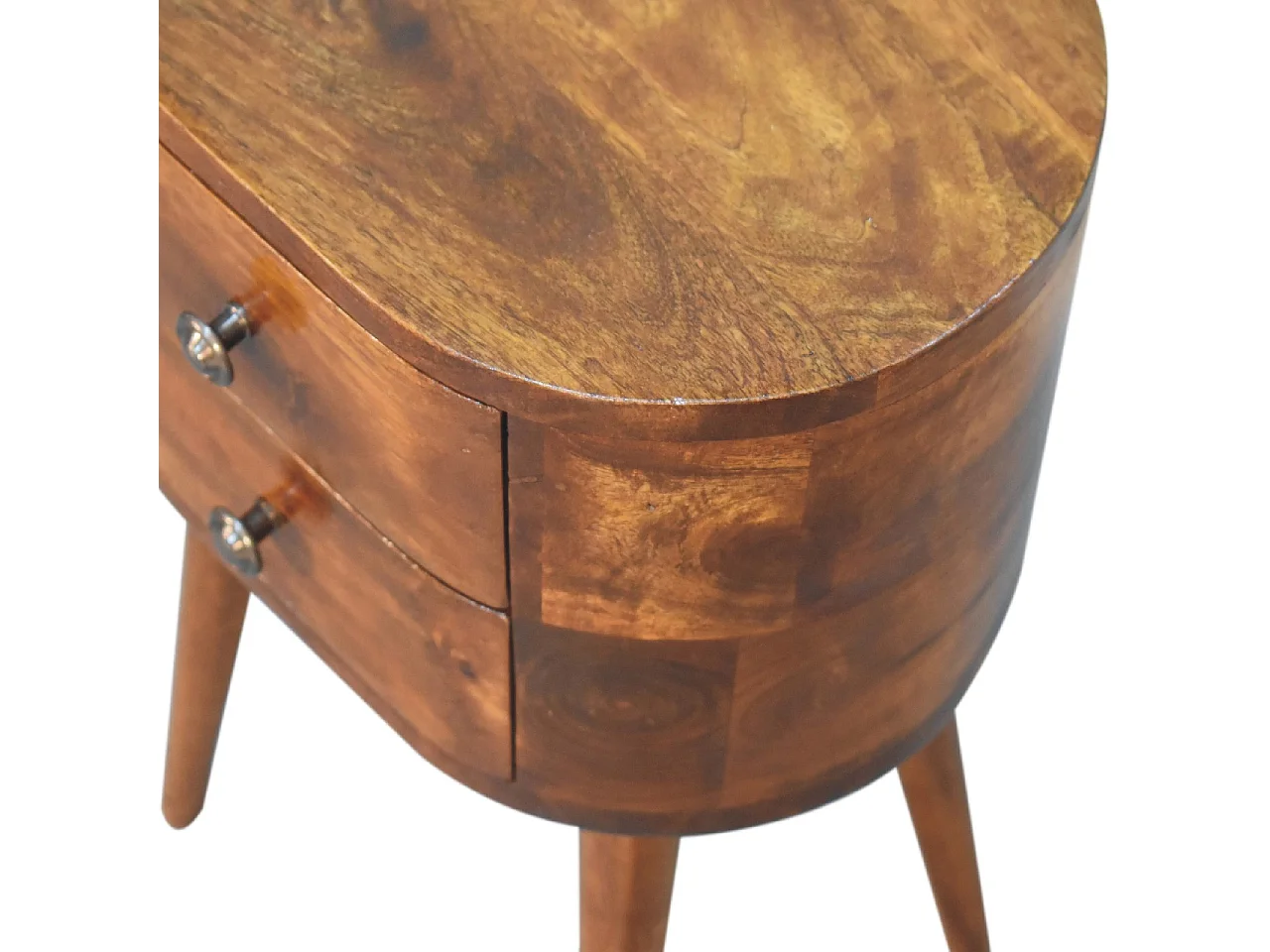 Table de chevet Mini Chestnut Rounded