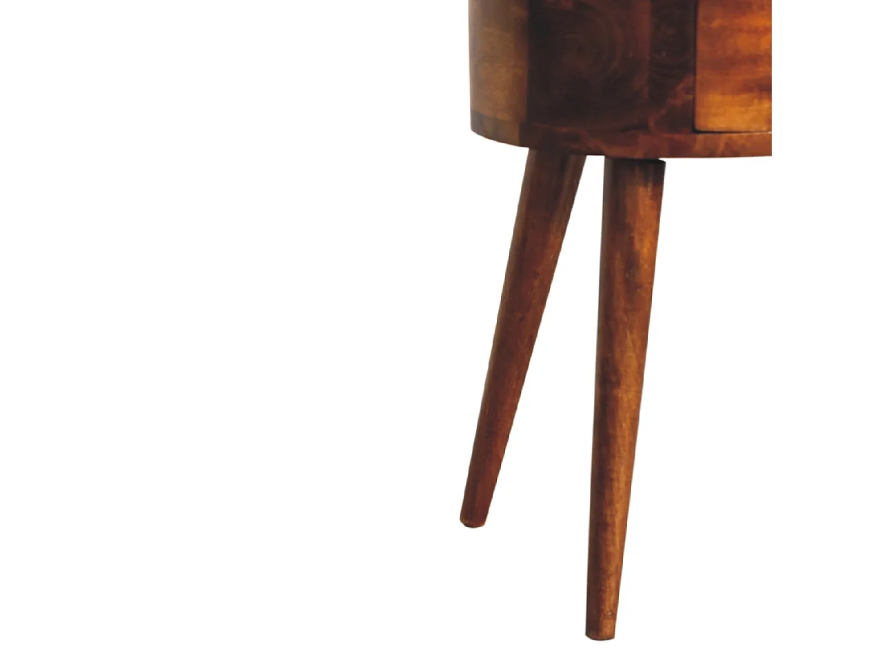 Table de chevet Mini Chestnut Rounded