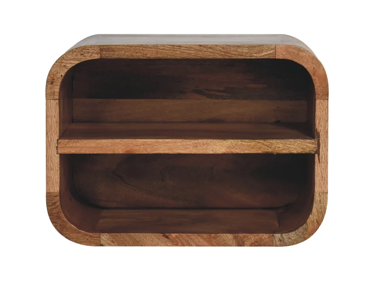 Table de chevet Oak-ish Floating Open Curve