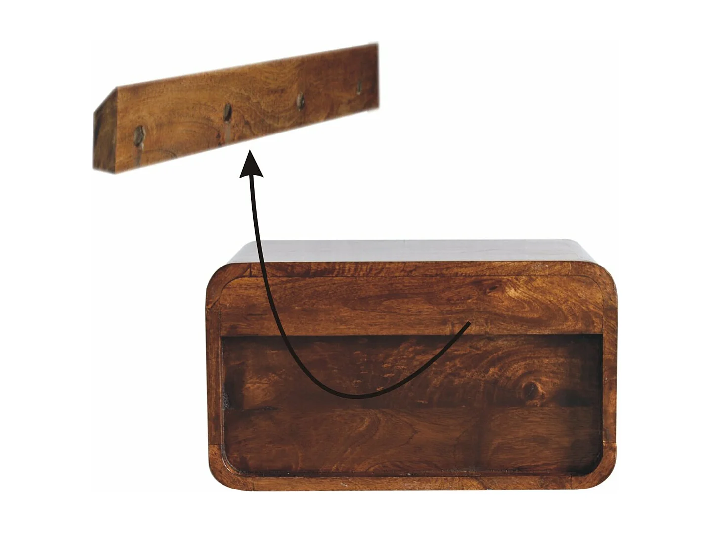 Eichenholz Schwebetisch