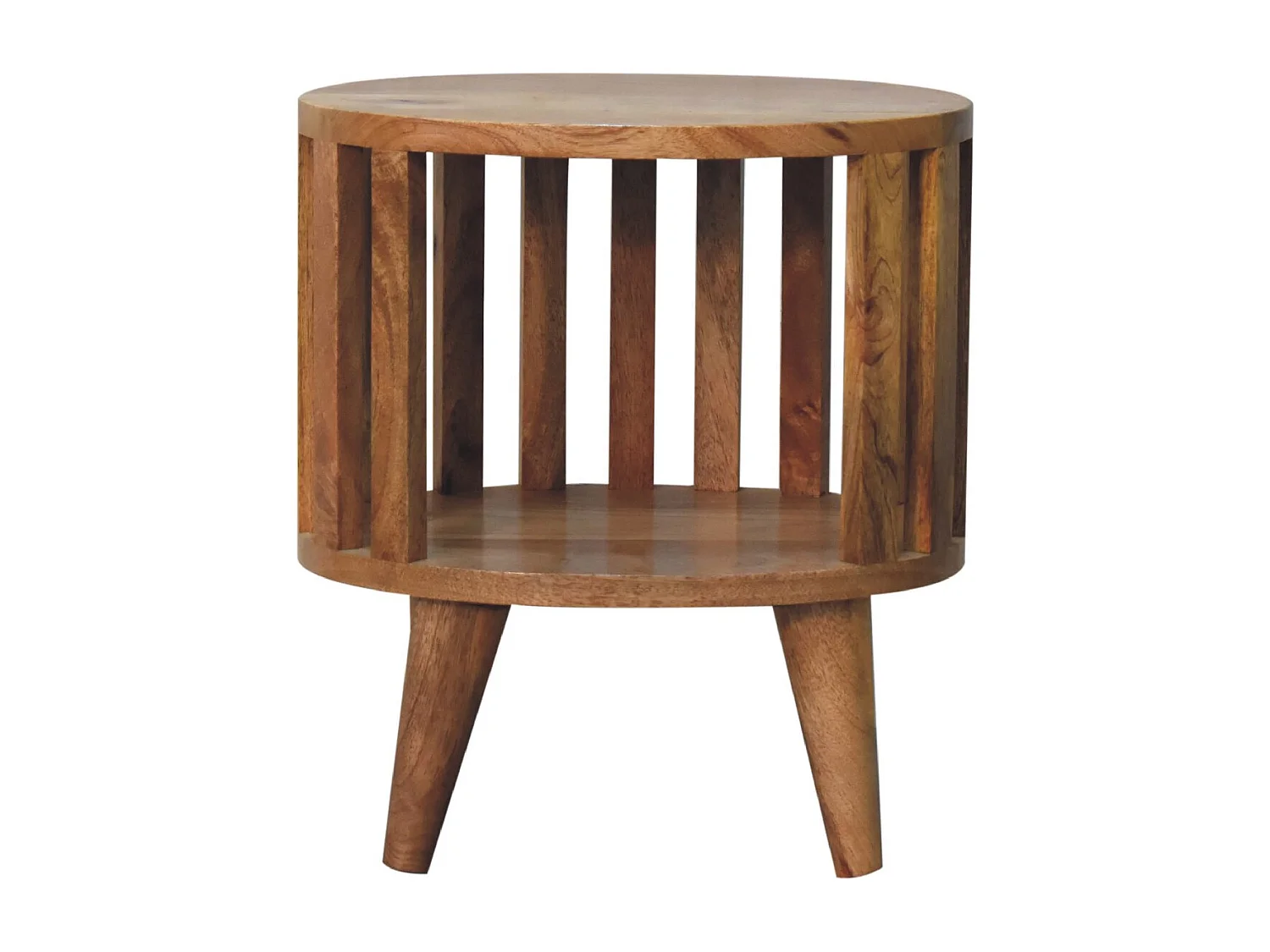 Artisan Furniture Massivholz-Nachttisch Ariella mit Ablage