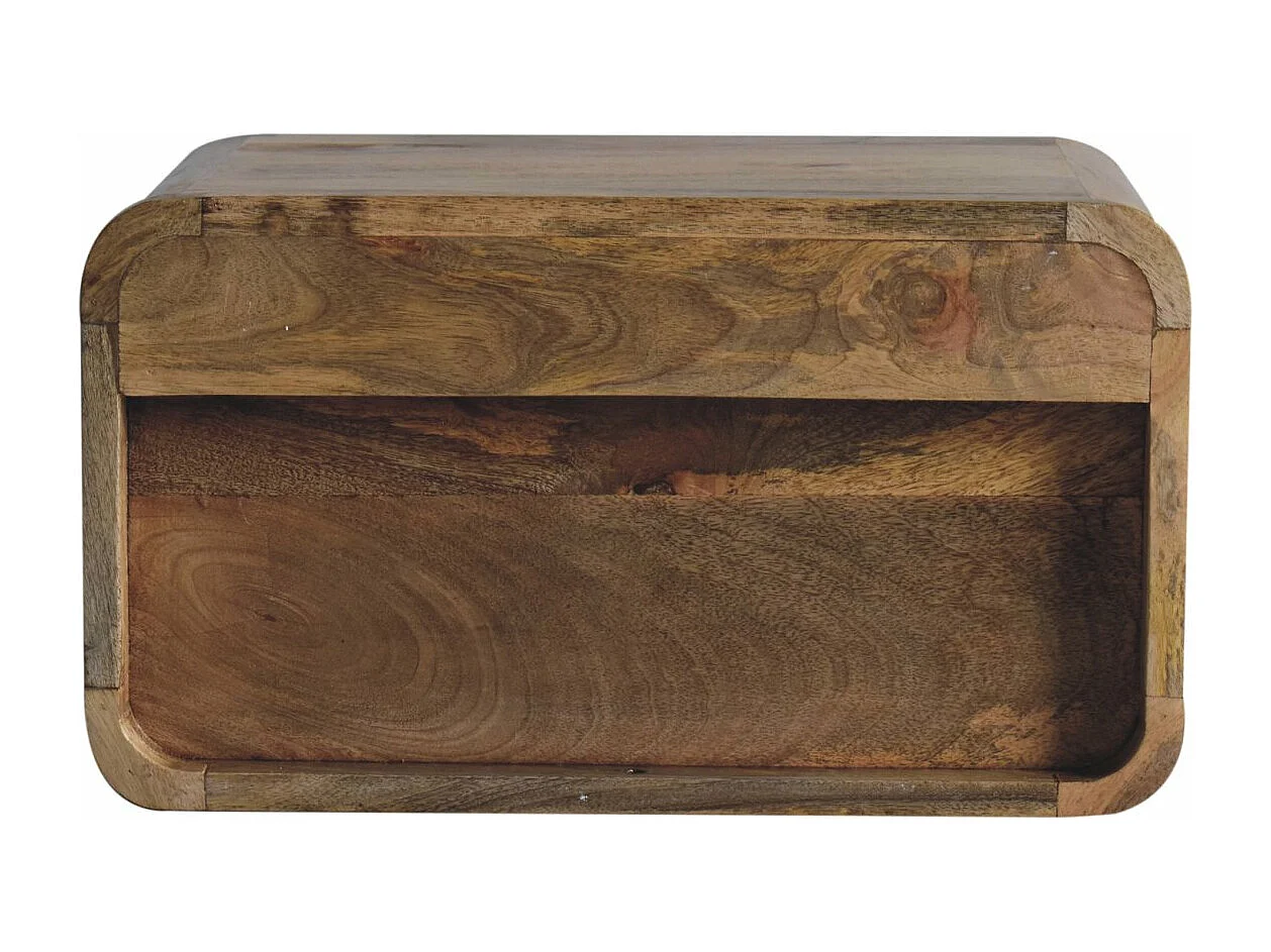 Duża szafka nocna Floating Oak-ish z otworem