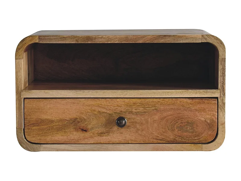 Eichenholz-Nachttisch