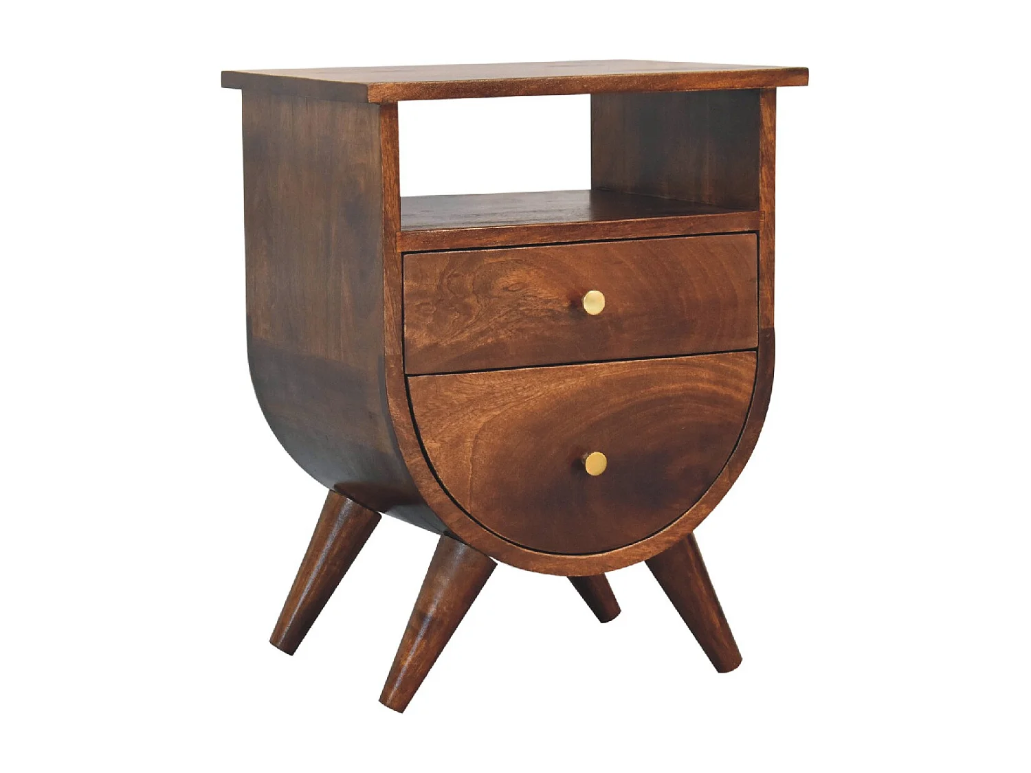 Table de chevet Split Chestnut