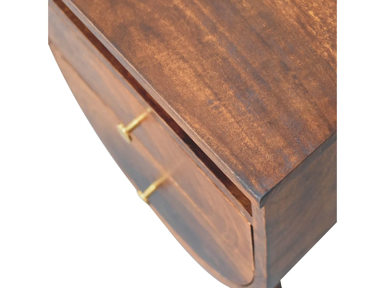 Artisan Furniture Solid Wood Table de chevet Split Chestnut