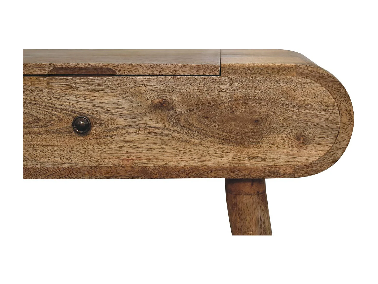 Table de maquillage Mini Oak-ish Ronde