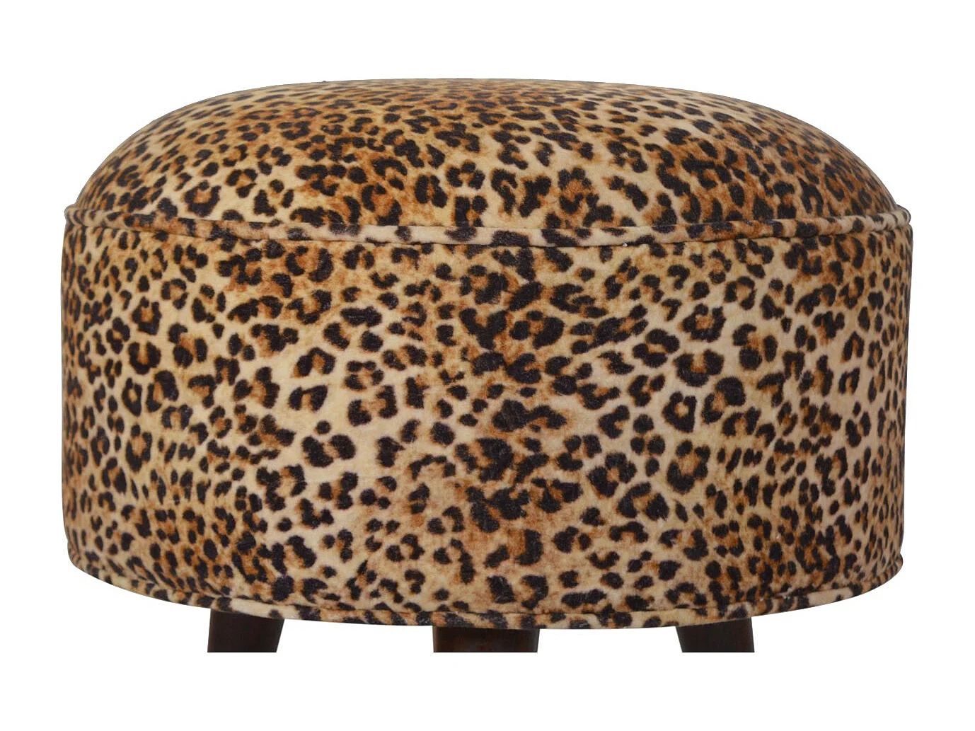 Taburete de leopardo estilo escandinavo