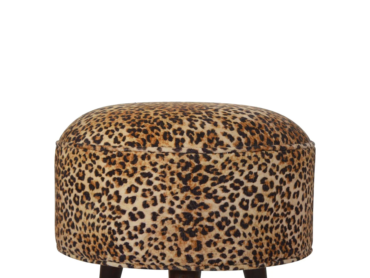 Taburete de leopardo estilo escandinavo