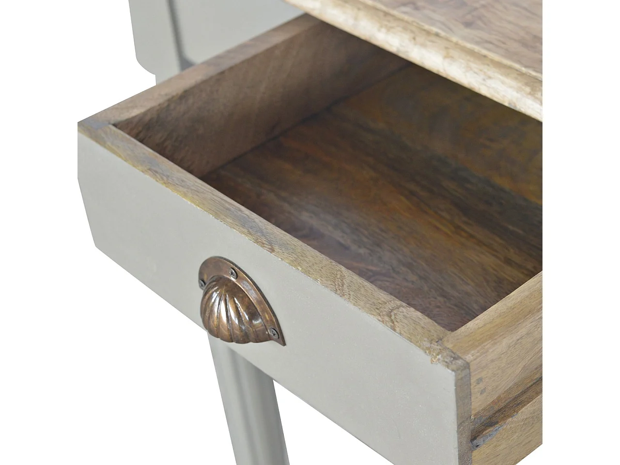 Artisan Furniture Bureau en bois massif peint à la main