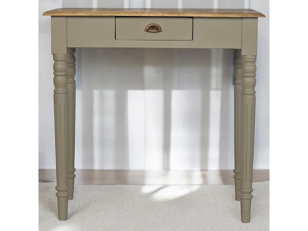 Artisan Furniture Bureau en bois massif peint à la main